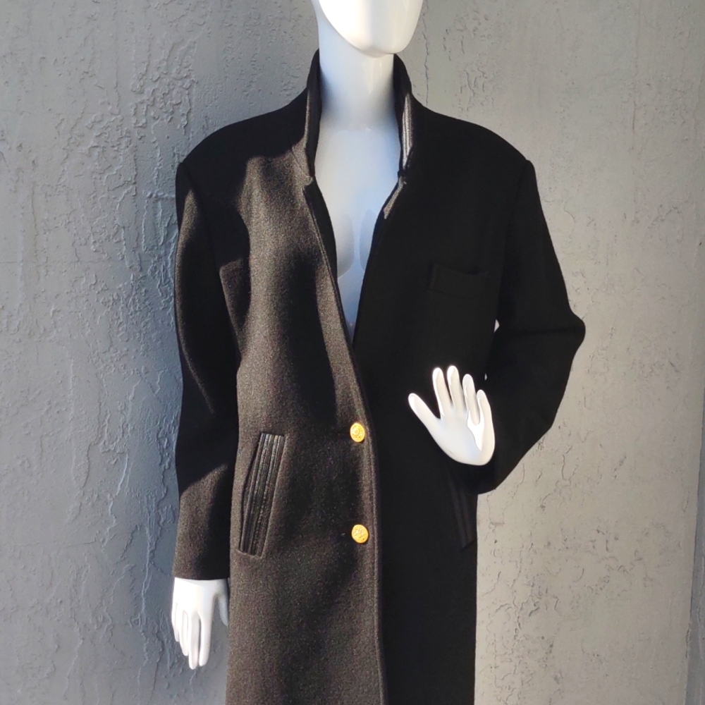 KARIZMA EAST LTD. LADIES VINTAGE 90'S PURE WOOL LUXURY COAT